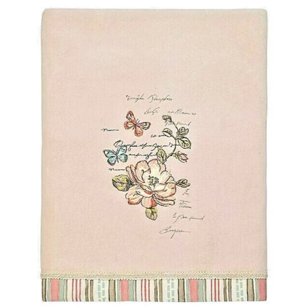 Avanti Butterfly Garden Bath Towel 27x50